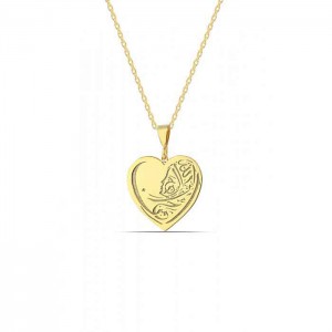 Besmele Yazılı Bayan Gümüş Kolye Besmele Yazılı Bayan Gümüş Kolye