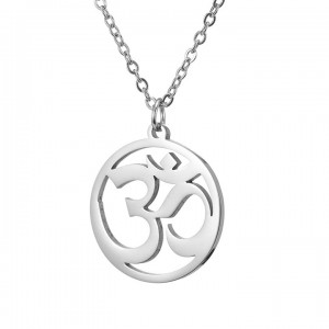 Om Yoga  Gümüş Kolye Aum Simgesi Om Yoga  Gümüş Kolye Aum Simgesi