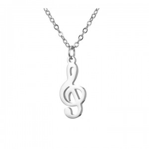 Sol Anahtarı Müzik Gümüş Kolye
