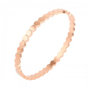 Petek Rose Kaplama Minimal Bayan Gümüş Yüzük Petek Rose Kaplama Minimal Bayan Gümüş Yüzük