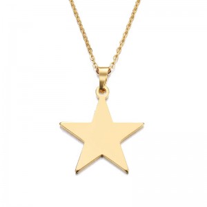 Minimal Yıldız Gümüş Kolye