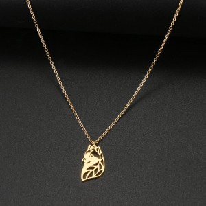 Sevimli Köpek Gümüş Kolye