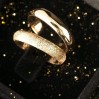 Altın Kaplama Gümüş Alyans Modeli Çift Alyans Nişan ve Söz Yüzüğü