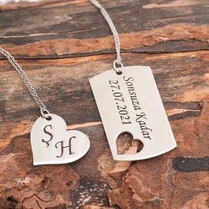 Çiftler için Asker kolyesi Çiftler için Asker kolyesi