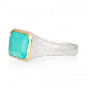 Paraiba Tourmaline Dikdörtgen Taşlı Otantik Kadın Gümüş Yüzük Paraiba Tourmaline Dikdörtgen Taşlı Otantik Kadın Gümüş Yüzük