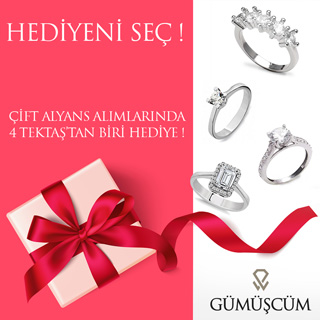 Bombeli 3mm Altın Kaplama Gümüş Alyans Çifti