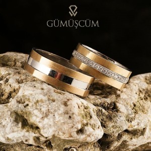 Akasya Gümüş Alyans Modeli Altın Kaplama Alyans Çifti Akasya Gümüş Alyans Modeli Altın Kaplama Alyans Çifti