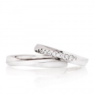 İtalyan Modeli Erkek Gümüş Alyans