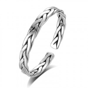 Örgü Unisex Gümüş Bileklik Örgü Unisex Gümüş Bileklik